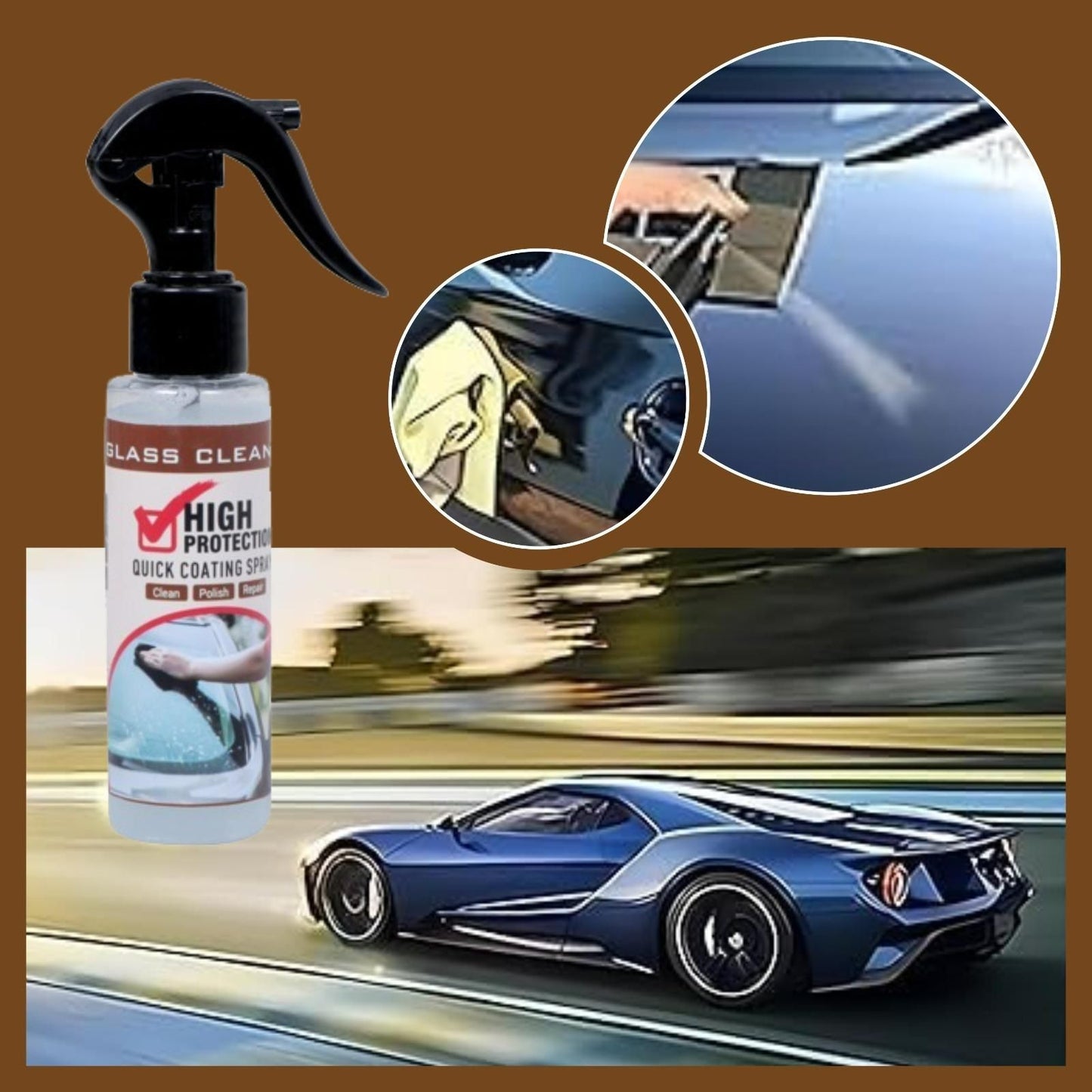 Glass Cleaner Spray (100ml)